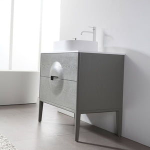 COLMAR 36” OLIVE GREEN BATHROOM VANITY