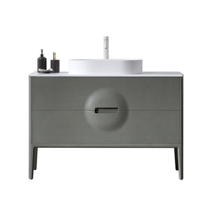 COLMAR 48” OLIVE GREEN BATHROOM VANITY