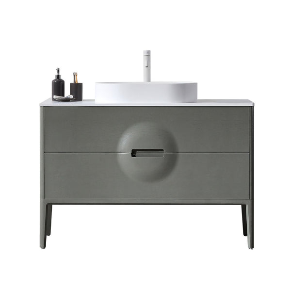 COLMAR 48” OLIVE GREEN BATHROOM VANITY