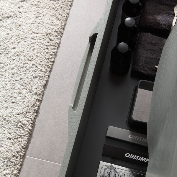 COLMAR 48” OLIVE GREEN BATHROOM VANITY