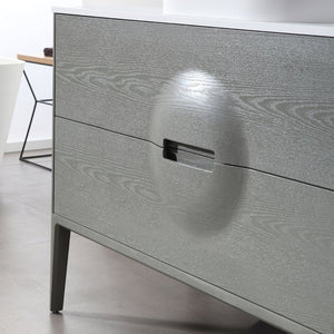 COLMAR 48” OLIVE GREEN BATHROOM VANITY