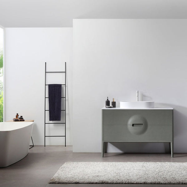 COLMAR 48” OLIVE GREEN BATHROOM VANITY