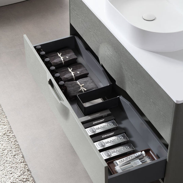 COLMAR 48” OLIVE GREEN BATHROOM VANITY
