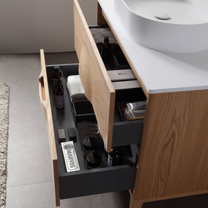 COLMAR 36” WHITEWASH OAK BATHROOM VANITY