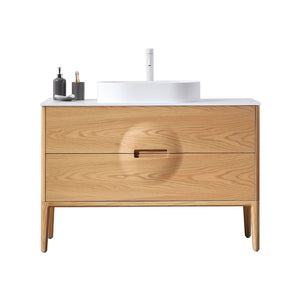 COLMAR 48” WHITEWASH OAK BATHROOM VANITY