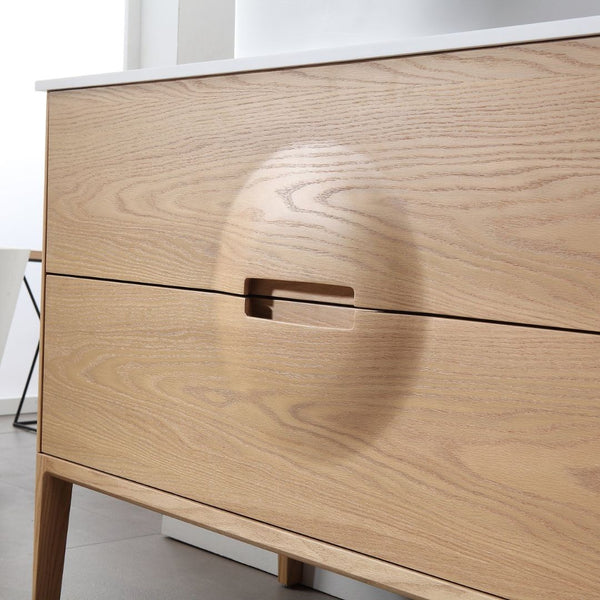 COLMAR 48” WHITEWASH OAK BATHROOM VANITY