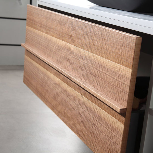 GOREME 48” WALNUT/WHITE OAK BATHROOM VANITY