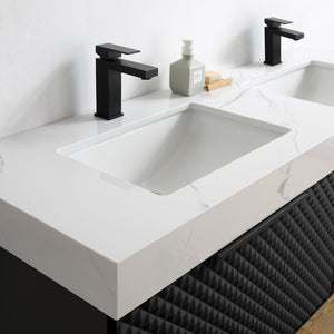 MANAROLA 72” BLACK OF NIGHT BATHROOM VANITY