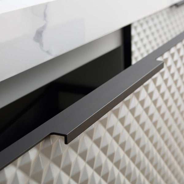 MANAROLA 72” SILVER GRAY BATHROOM VANITY