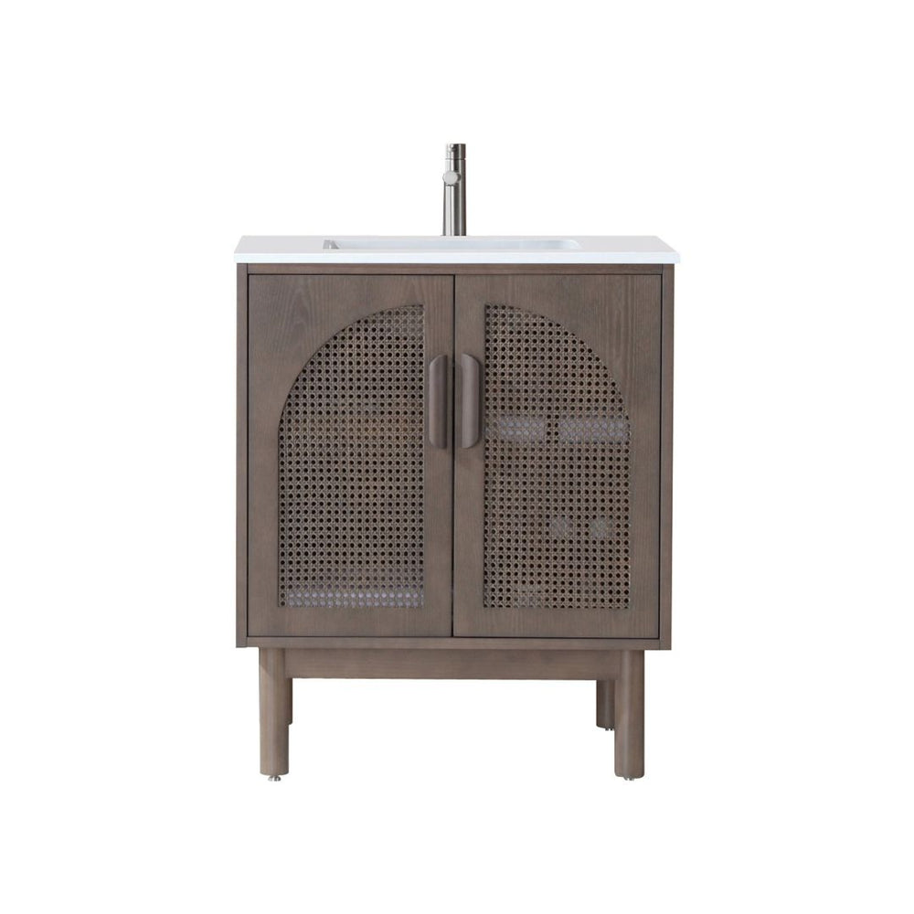 NARA 30” CHESTNUT OAK BATHROOM VANITY
