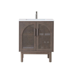 NARA 30” CHESTNUT OAK BATHROOM VANITY
