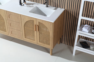 NARA 72” PECAN OAK BATHROOM VANITY