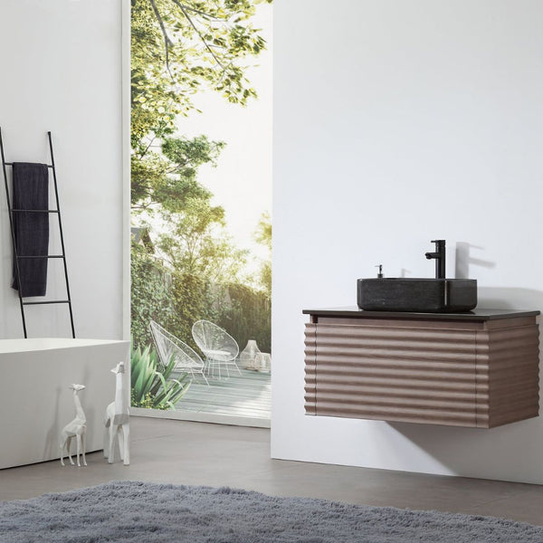 OCALA 36” CHESTNUT OAK BATHROOM VANITY
