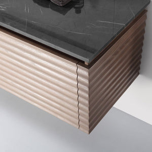 OCALA 60” CHESTNUT LEFT SINK BATHROOM VANITY