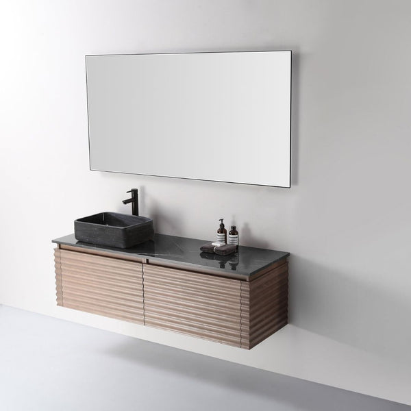 OCALA 60” CHESTNUT LEFT SINK BATHROOM VANITY