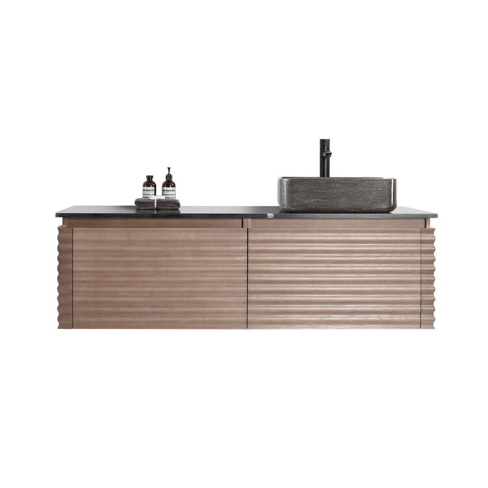 OCALA 60” CHESTNUT RIGHT SINK BATHROOM VANITY