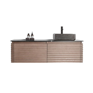 OCALA 60” CHESTNUT RIGHT SINK BATHROOM VANITY