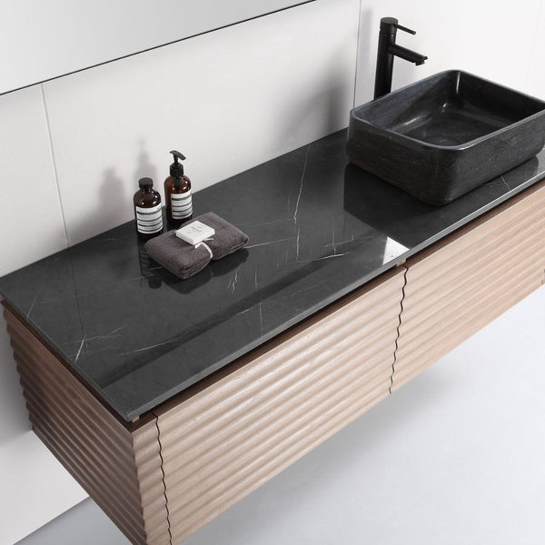 OCALA 60” CHESTNUT RIGHT SINK BATHROOM VANITY