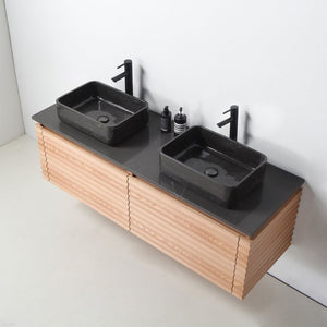 OCALA 60” MAPLE DOUBLE SINK BATHROOM VANITY