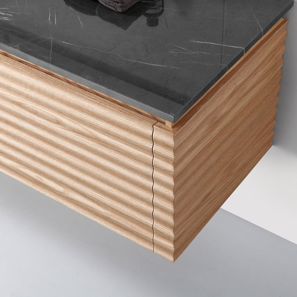 OCALA 60” MAPLE LEFT SINK BATHROOM VANITY