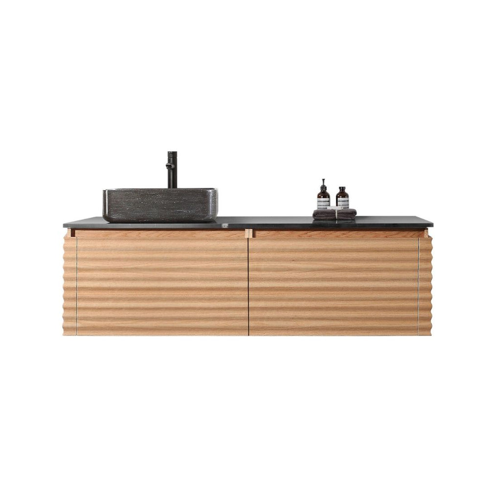 OCALA 60” MAPLE LEFT SINK BATHROOM VANITY