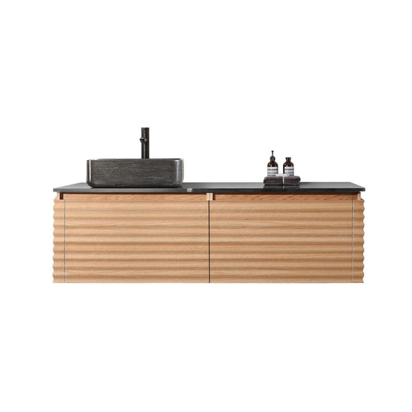 OCALA 60” MAPLE LEFT SINK BATHROOM VANITY