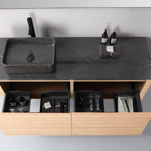 OCALA 60” MAPLE LEFT SINK BATHROOM VANITY