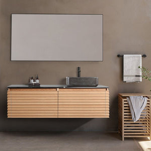 OCALA 60” MAPLE RIGHT SINK BATHROOM VANITY