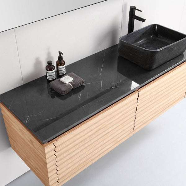 OCALA 60” MAPLE RIGHT SINK BATHROOM VANITY