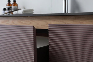 OSLO 60” CARAMEL/WHITEWASH BATHROOM VANITY