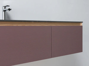 OSLO 60” CARAMEL/WHITEWASH BATHROOM VANITY