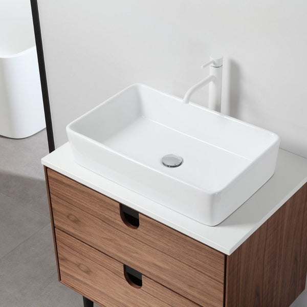 PORTREE 30” WALNUT BATHROOM VANITY