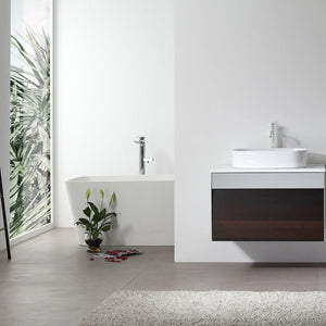 RONDA 30” SMOKE GRAY OAK BATHROOM VANITY