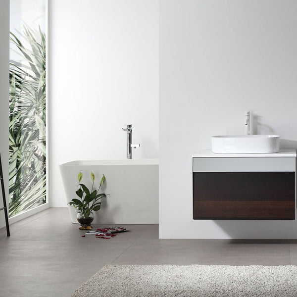 RONDA 30” SMOKE GRAY OAK BATHROOM VANITY