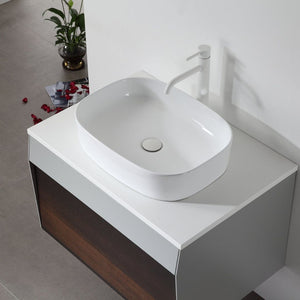 RONDA 30” SMOKE GRAY OAK BATHROOM VANITY
