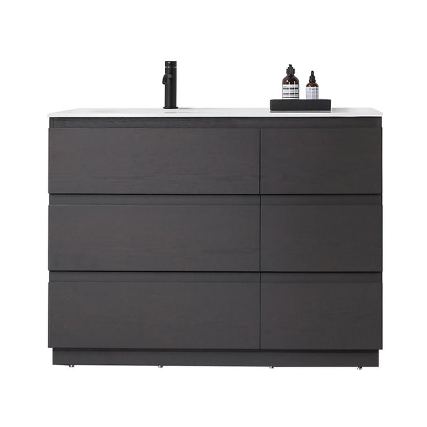 ROTHENBURG 42” CHARCOAL BATHROOM VANITY