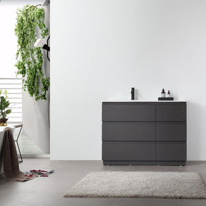 ROTHENBURG 42” CHARCOAL BATHROOM VANITY