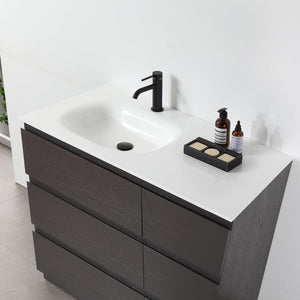 ROTHENBURG 42” CHARCOAL BATHROOM VANITY