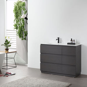 ROTHENBURG 42” CHARCOAL BATHROOM VANITY