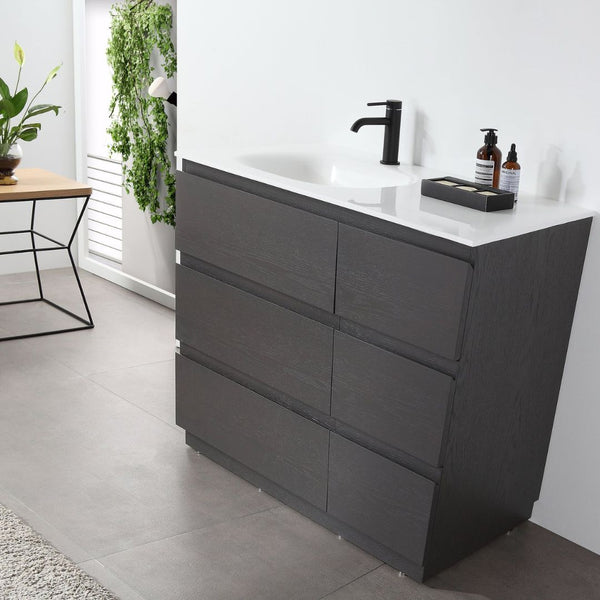 ROTHENBURG 42” CHARCOAL BATHROOM VANITY