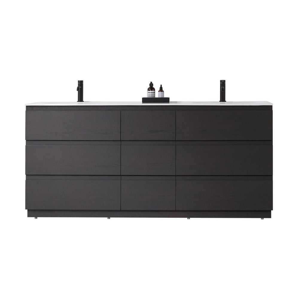 ROTHENBURG 72” CHARCOAL BATHROOM VANITY
