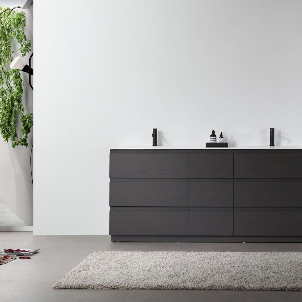 ROTHENBURG 72” CHARCOAL BATHROOM VANITY
