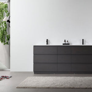 ROTHENBURG 72” CHARCOAL BATHROOM VANITY
