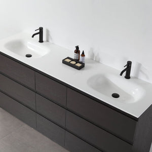 ROTHENBURG 72” CHARCOAL BATHROOM VANITY