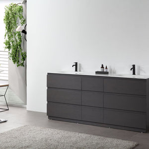 ROTHENBURG 72” CHARCOAL BATHROOM VANITY