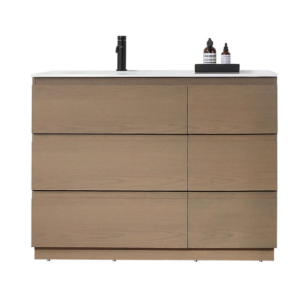 ROTHENBURG 42” GOLDEN OAK BATHROOM VANITY