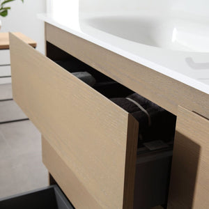ROTHENBURG 72” GOLDEN OAK BATHROOM VANITY