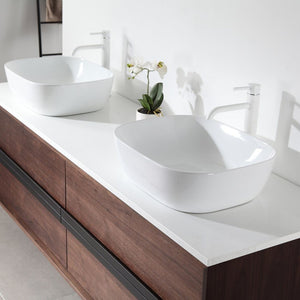 SINTRA 72” DARK WALNUT BATHROOM VANITY
