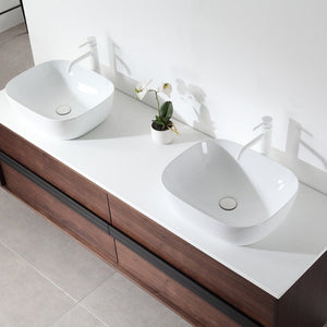 SINTRA 72” DARK WALNUT BATHROOM VANITY