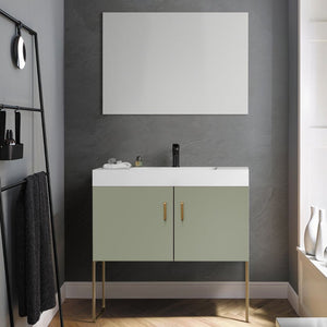 VEEMON 36” PINE MIST BATHROOM VANITY